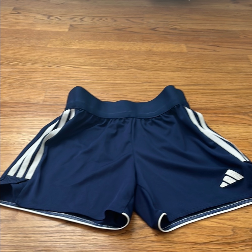 Adidas Navy Blue Athletic Shorts